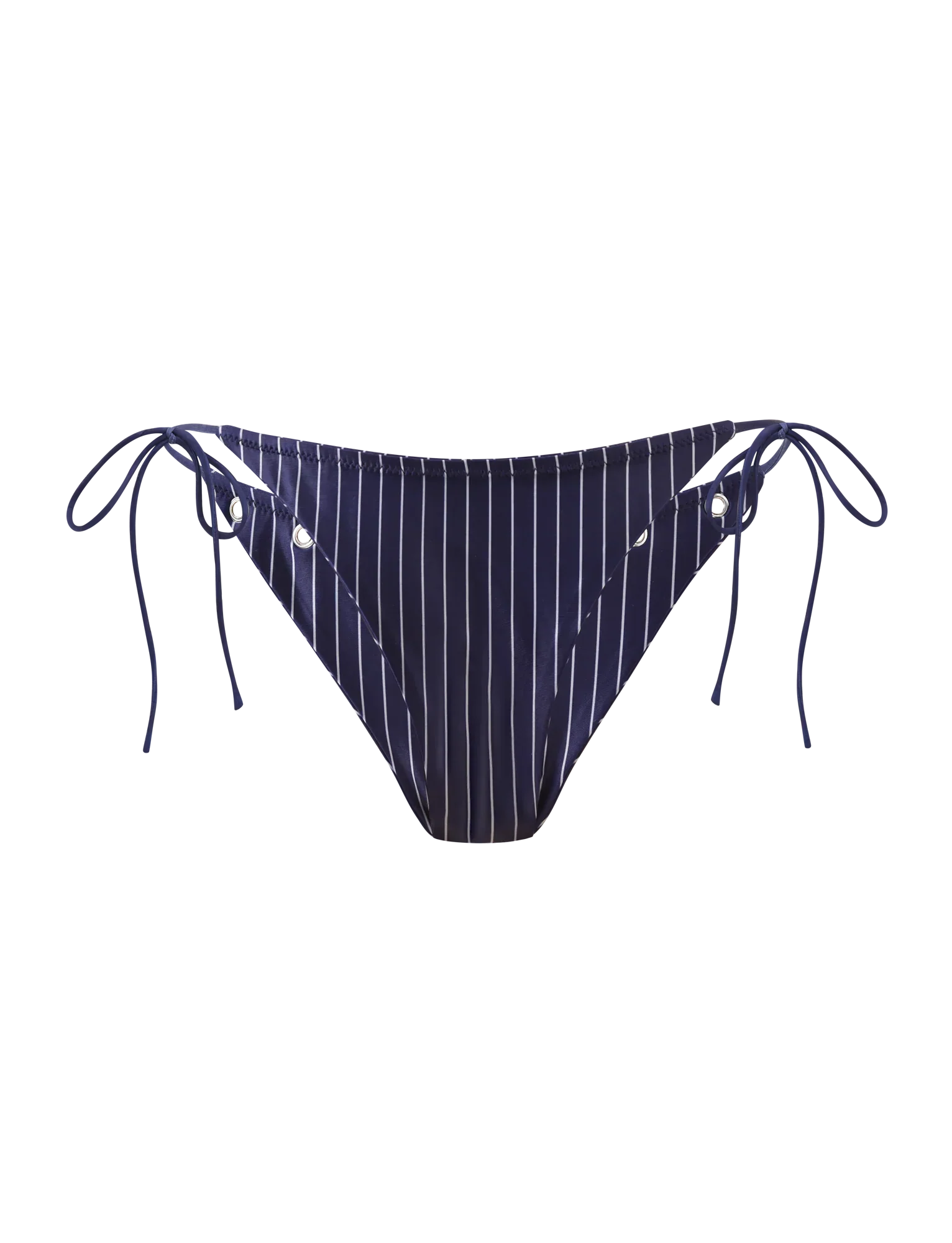 MARREN BIKINI BOTTOM NAVY PINSTRIPE