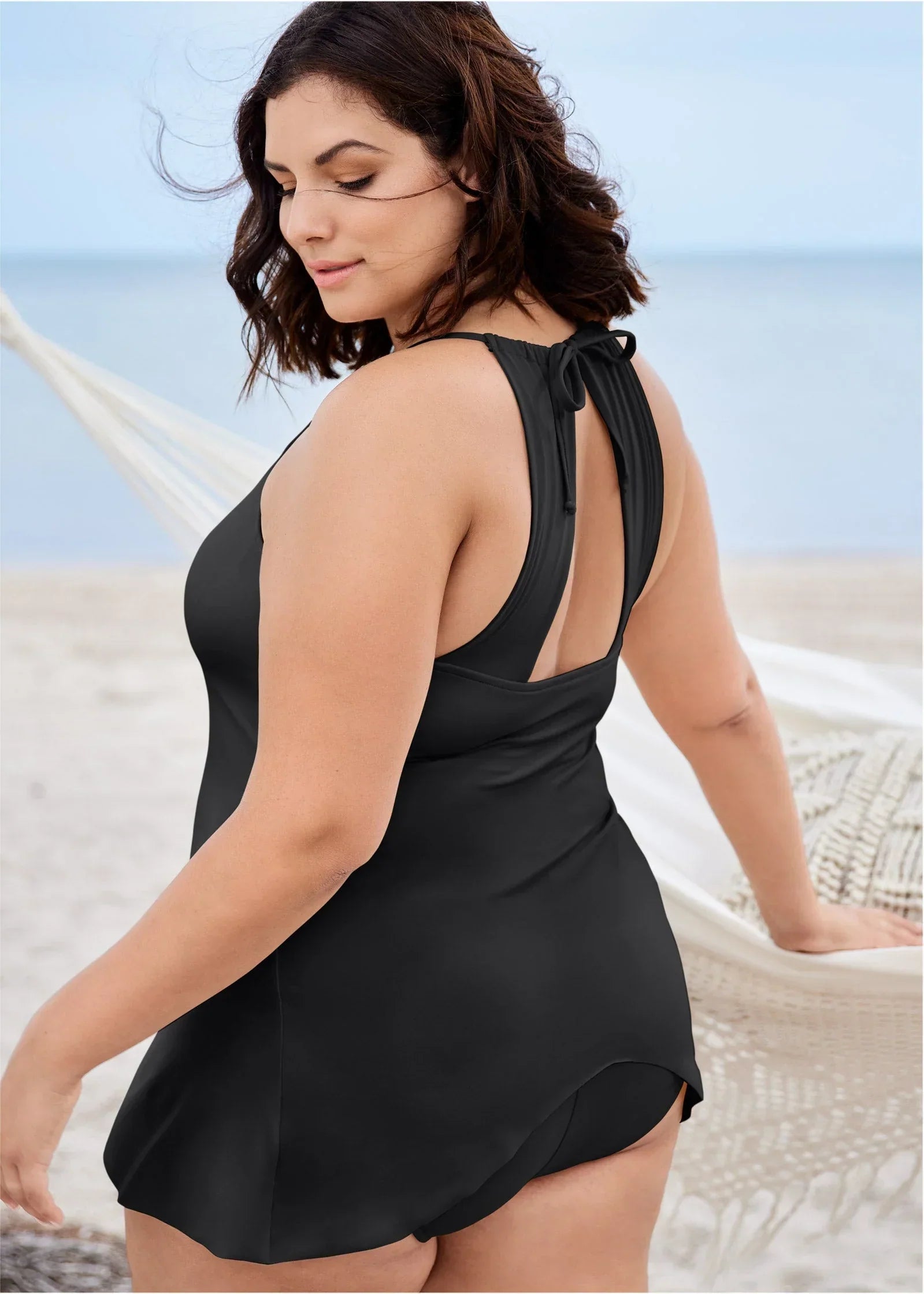 Georgia Tankini Top Black Beauty