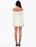 CYPRESS DRESS WHITE CREAM