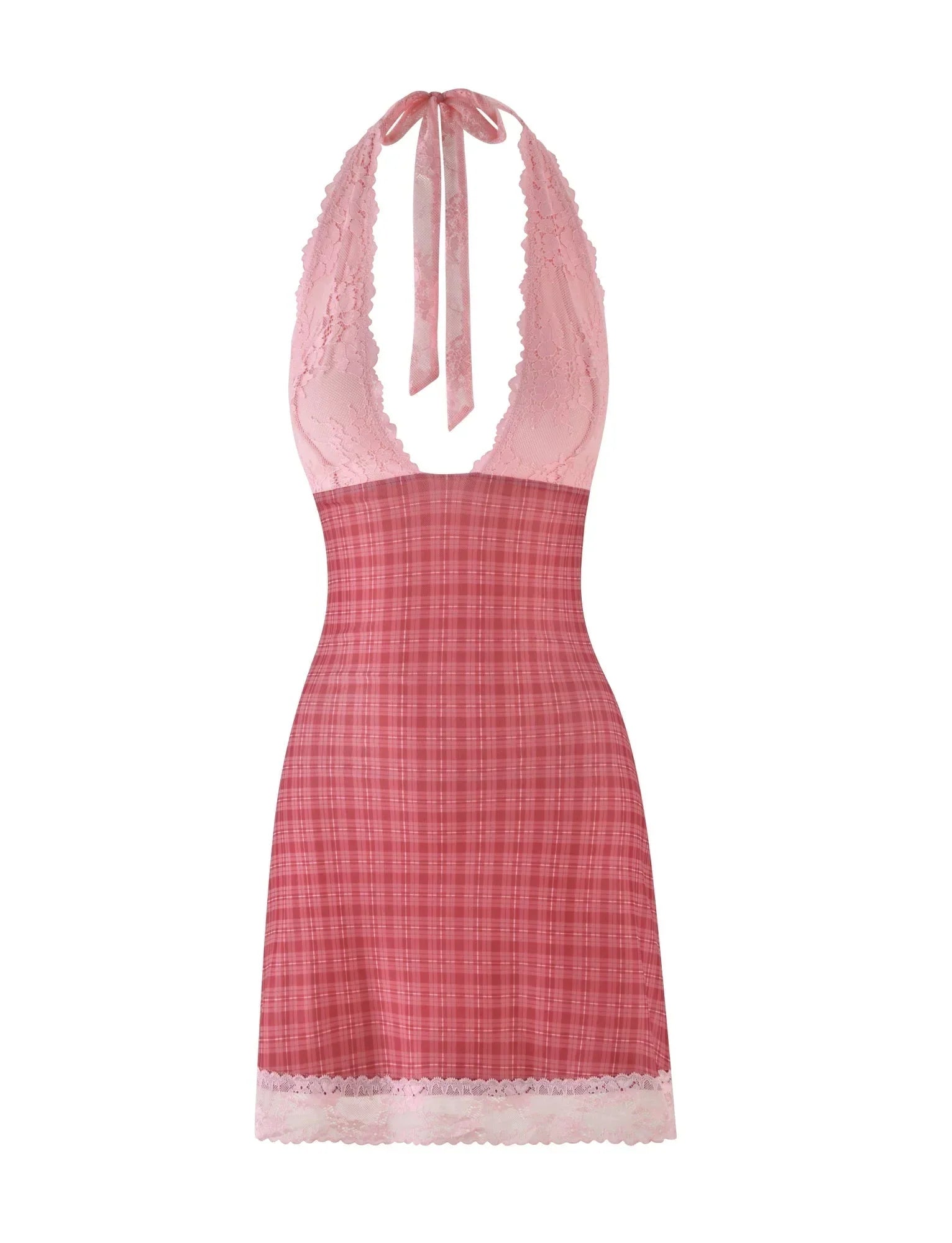 NAVIA DRESS RED RED CHECK