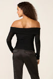 Whimsy Off Shoulder Mesh Top