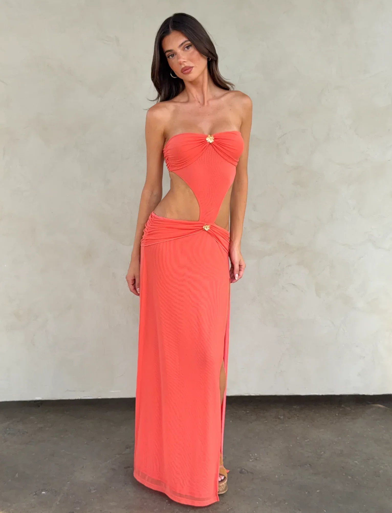 KYNLEE MAXI DRESS WATERMELON