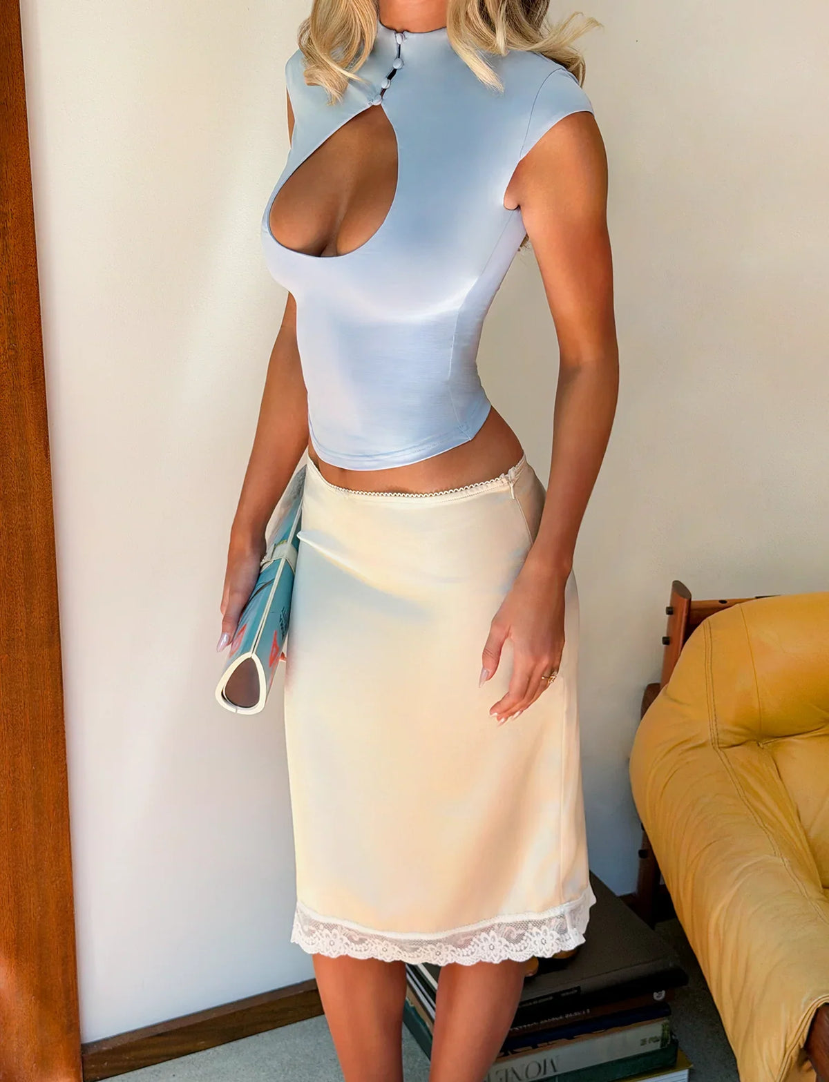 MILLS TOP BABY BLUE