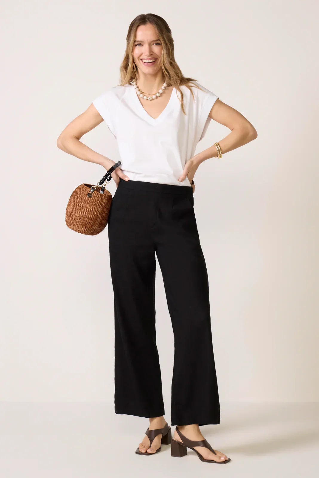 Nora V Neck Muscle Tee