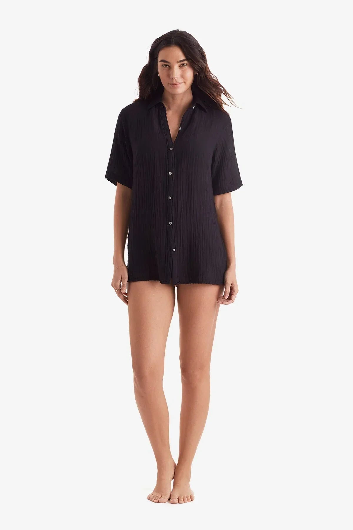 Vista Shirt Black Bliss Gauze