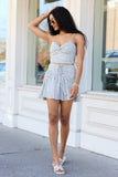 Shannon Sage Floral Skirt Set