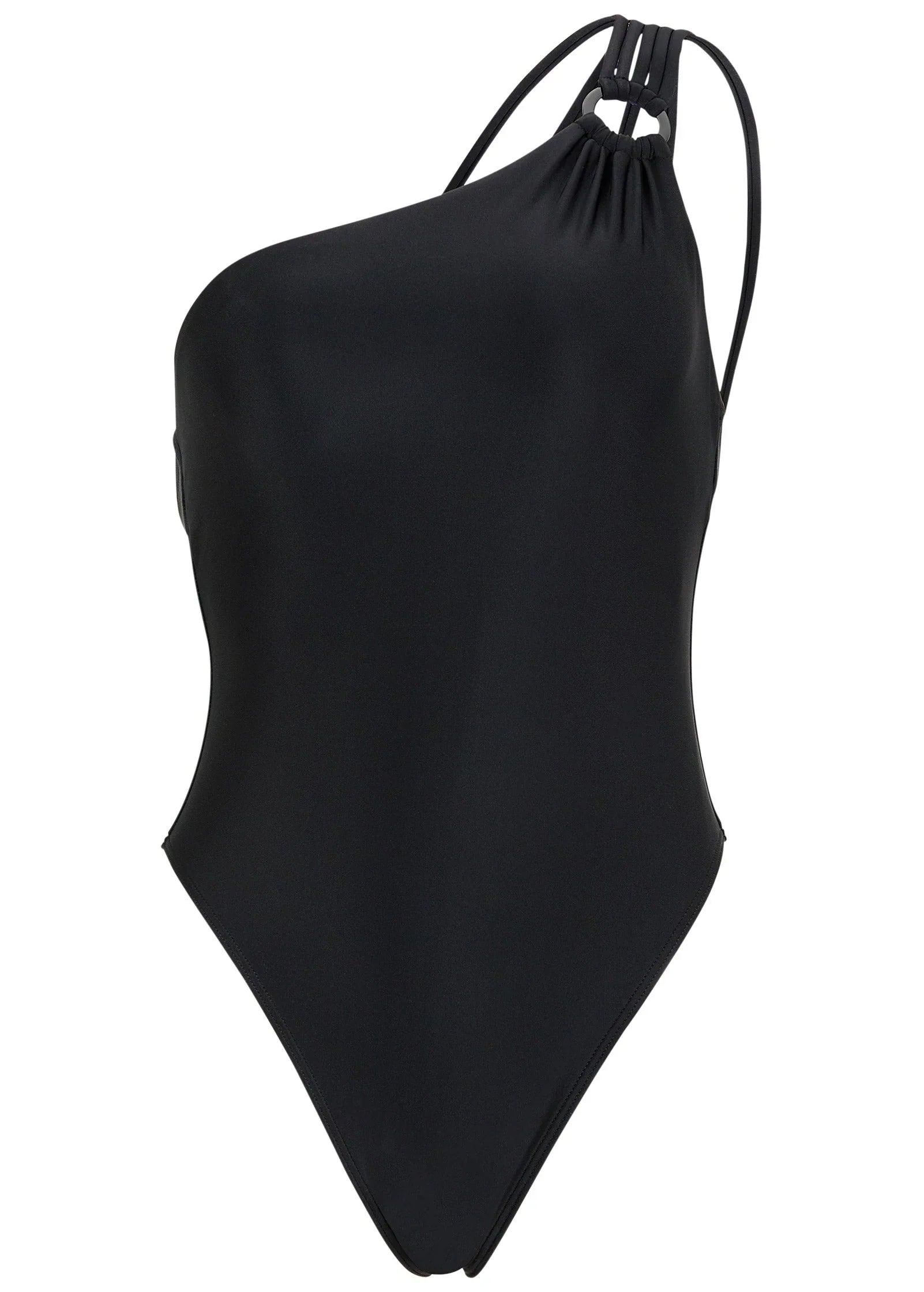 Strappy One Piece Black Beauty