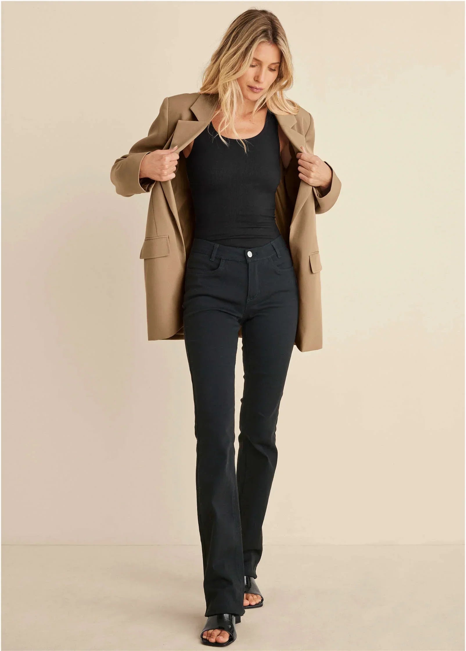 Oversized Blazer Camel