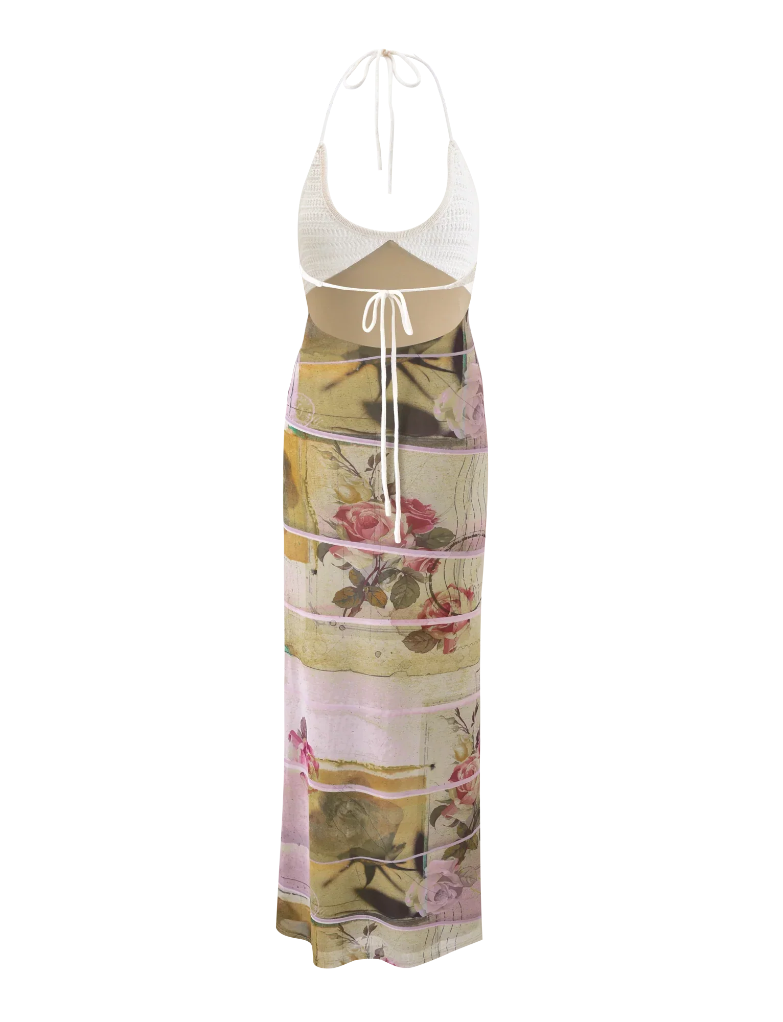 TILLEY MAXI DRESS ROSE POSTCARD