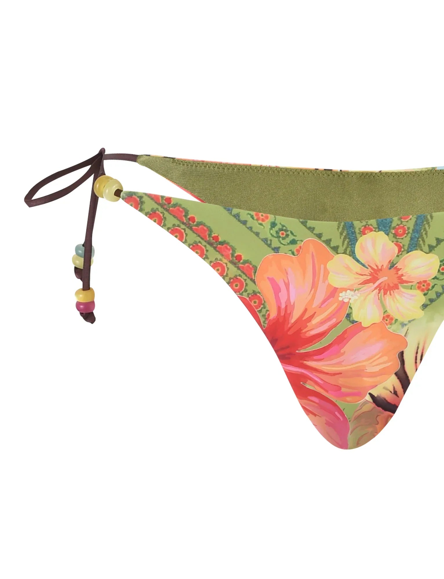 FINLEA BIKINI BOTTOM MULTI TROPICAL FLORAL
