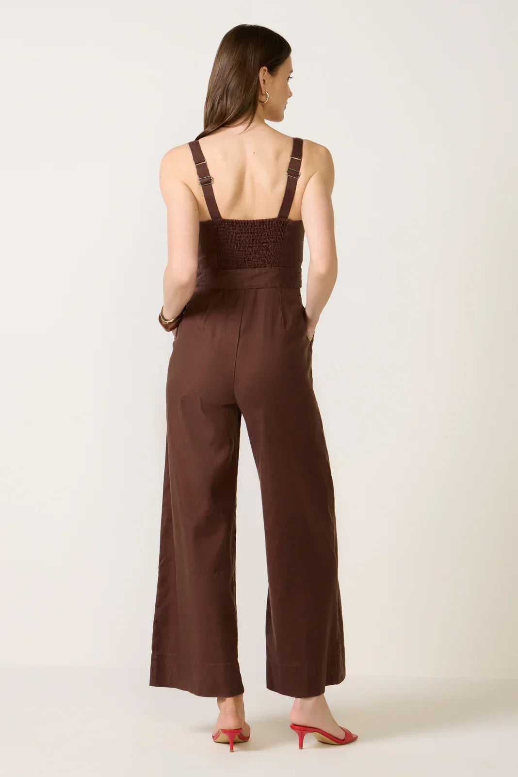 Nicole Stretch Linen Jumpsuit