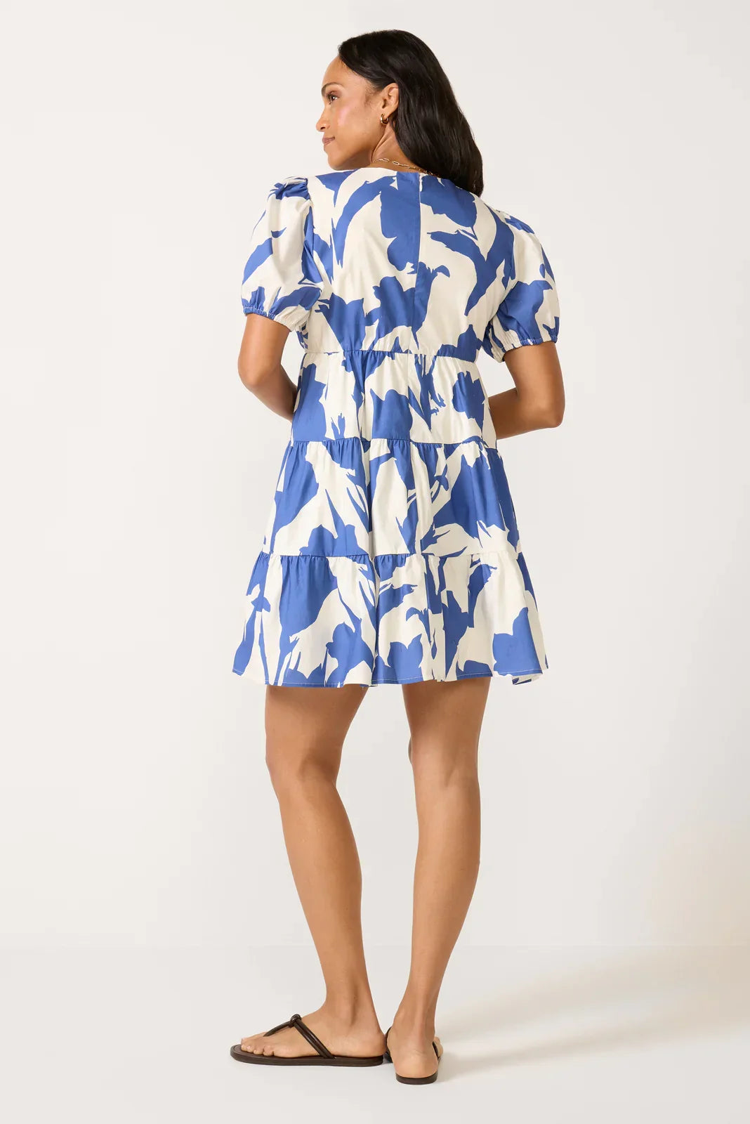 SS V Neck Mini Dress
