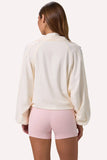 Oversized Track Jacket in White