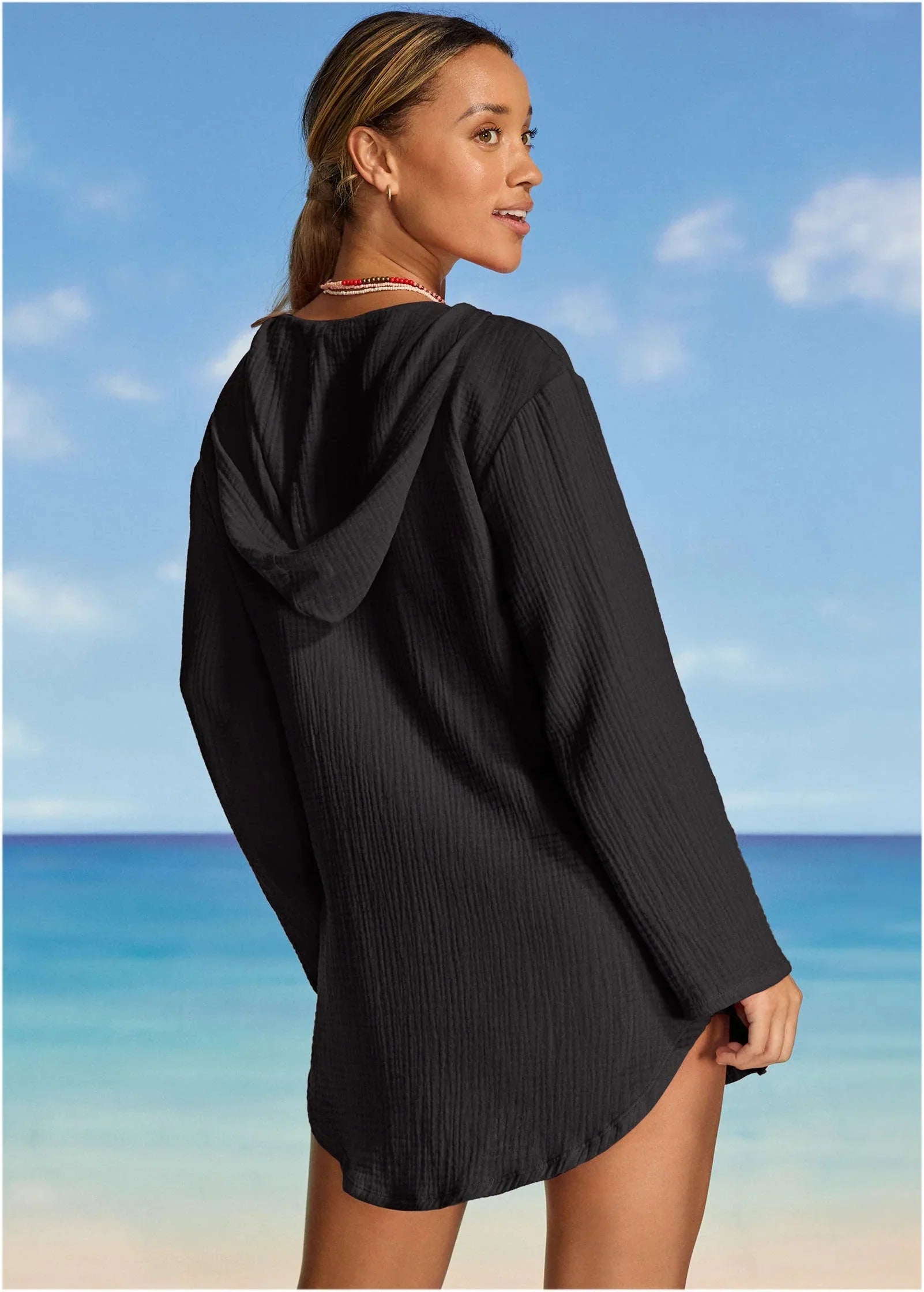Pack And Go Hoodie Jet Black