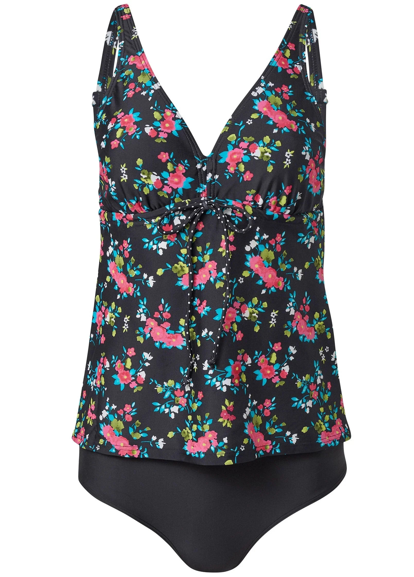 Tankini Top Set Midnight Bloom