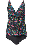 Tankini Top Set Midnight Bloom