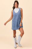 Hazel Floral Denim Mini Dress