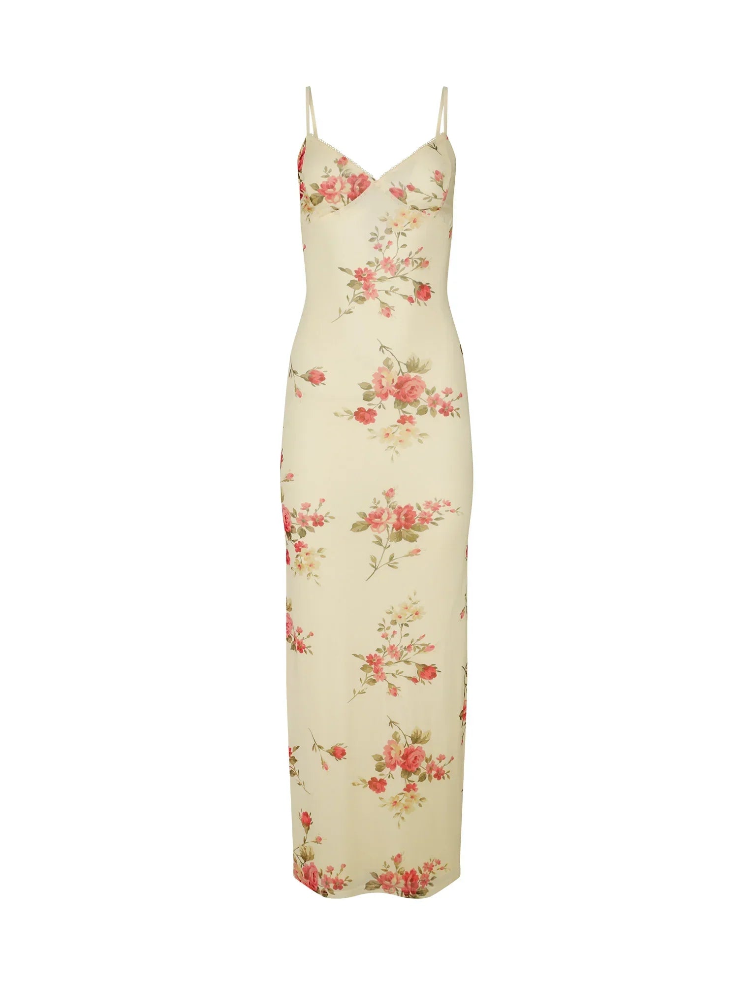 JULIANNA DRESS YELLOW MACRO FLORAL POP FLORAL