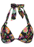 Goddess Push Up Bikini Top Field Floral