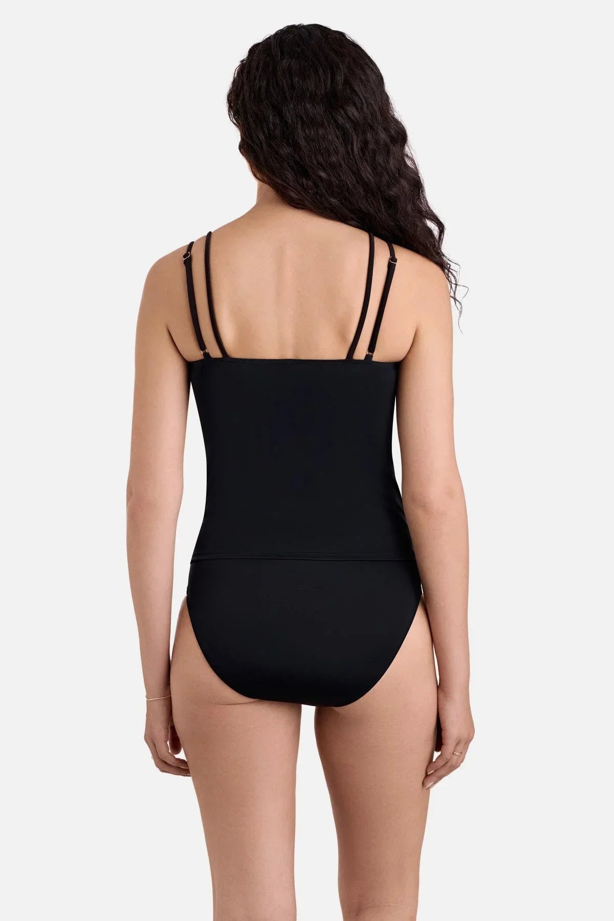 Tessa Underwire Tankini Top Black