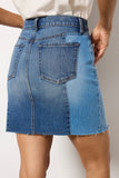 Reworked Denim Skirt
