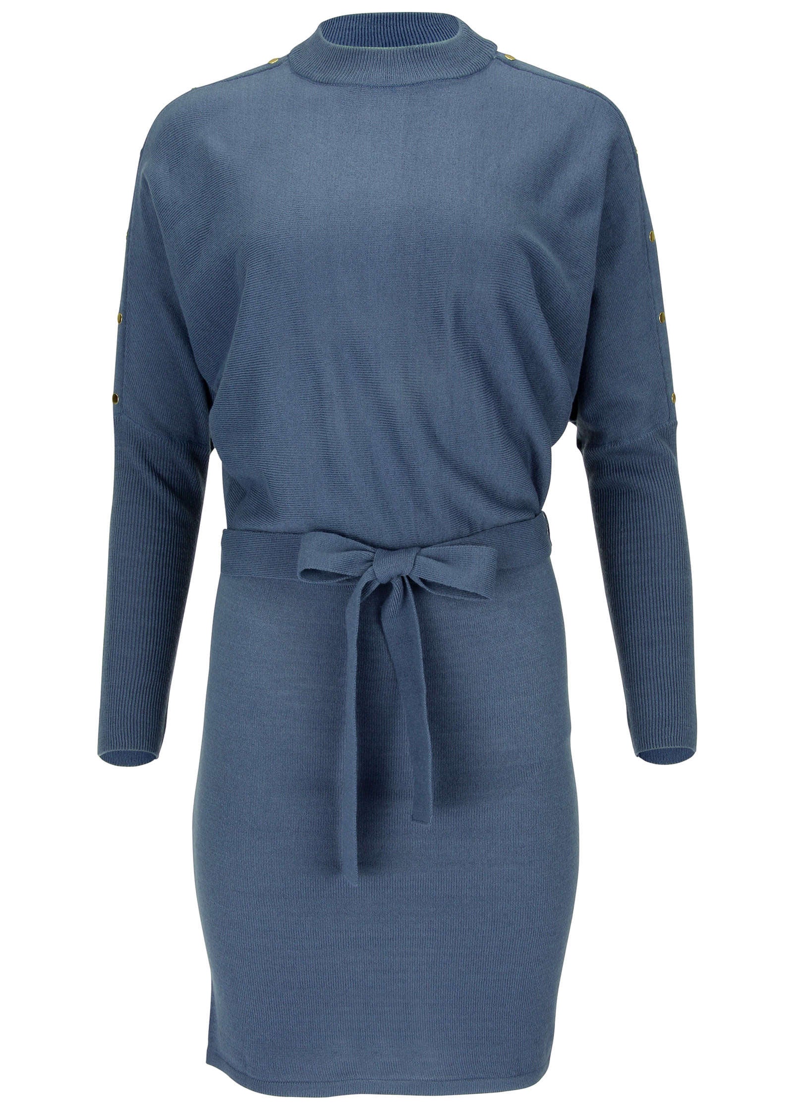 Dolman Sleeve Sweater Dress Vintage Indigo