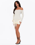 CYPRESS DRESS WHITE CREAM