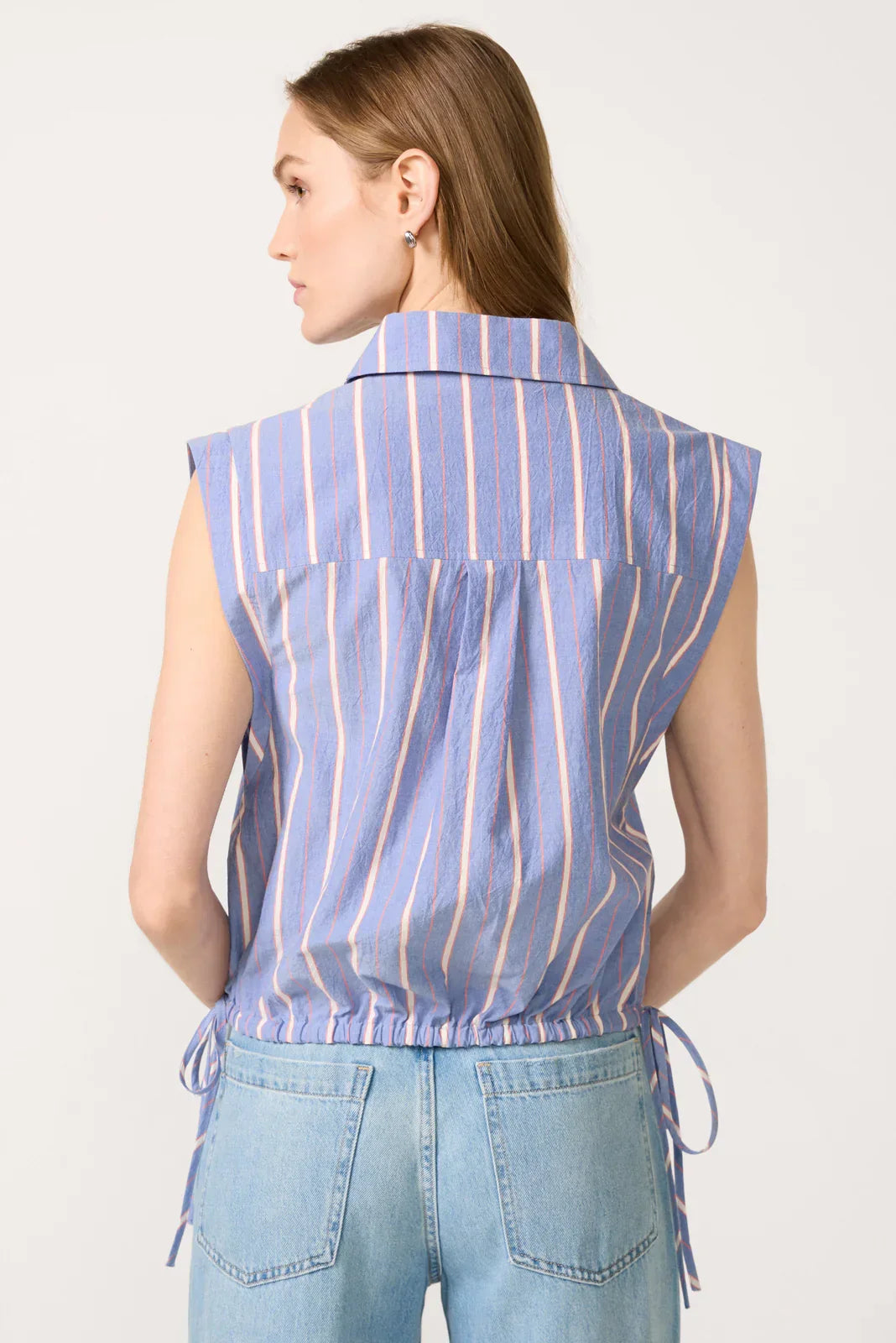 Gwen Side Tie Popover Top