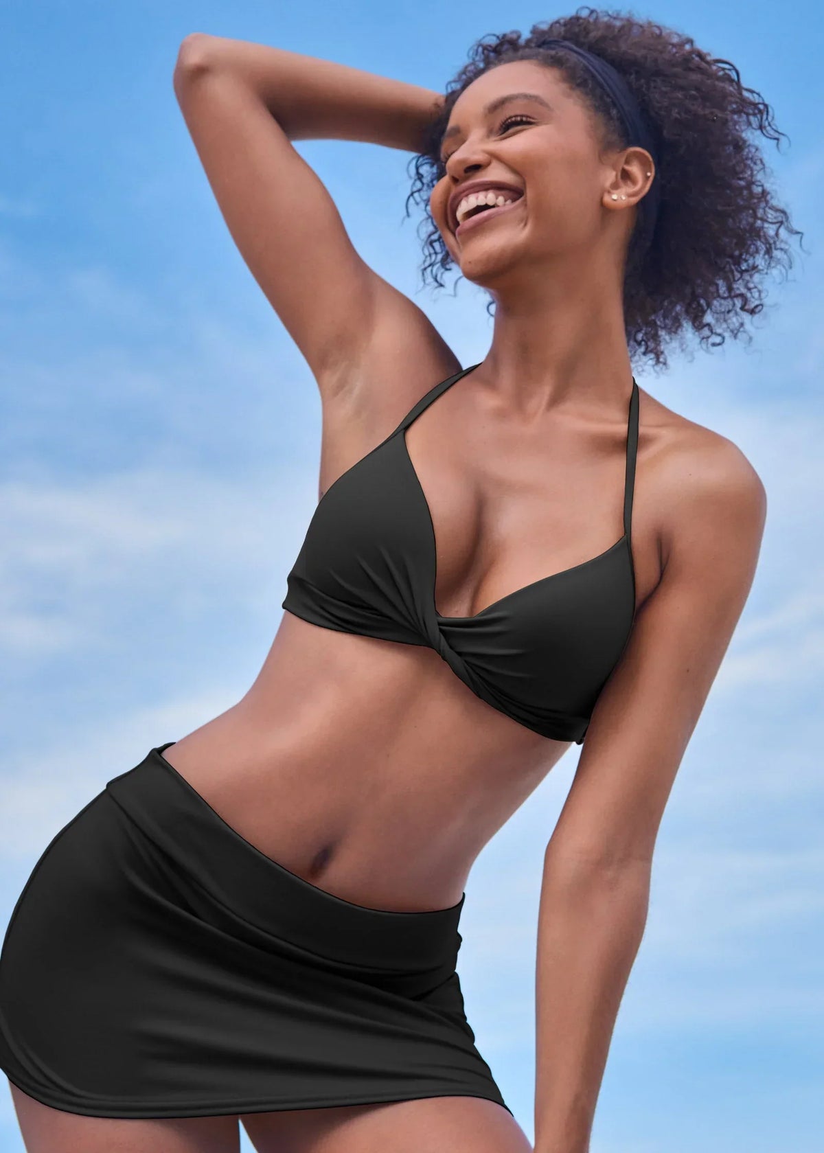 Aruba Swim Bikini Skirt Black Beauty