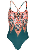Bondi One Piece Swimsuit Ikat Chandelier