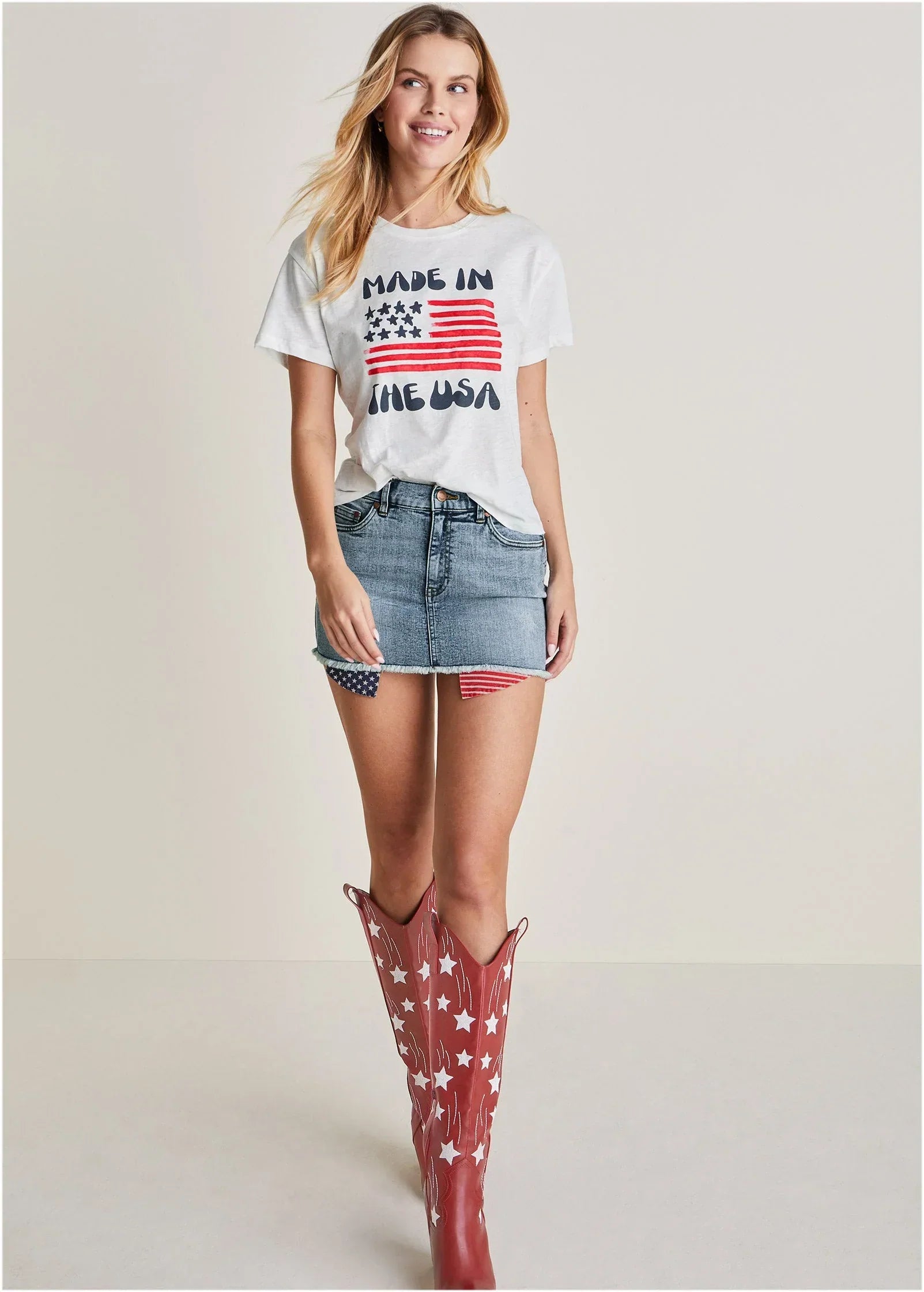 Made In The Usa Graphic Tee Cloud Dancer