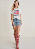 Made In The Usa Graphic Tee Cloud Dancer