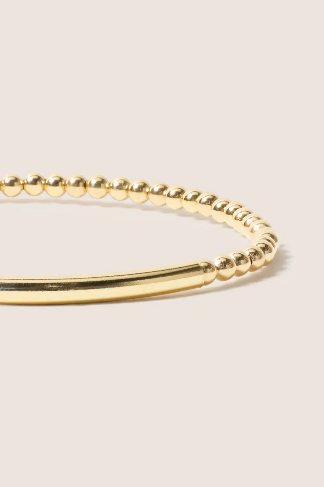 Bliss Bar Smooth Gold 3mm Bracelet