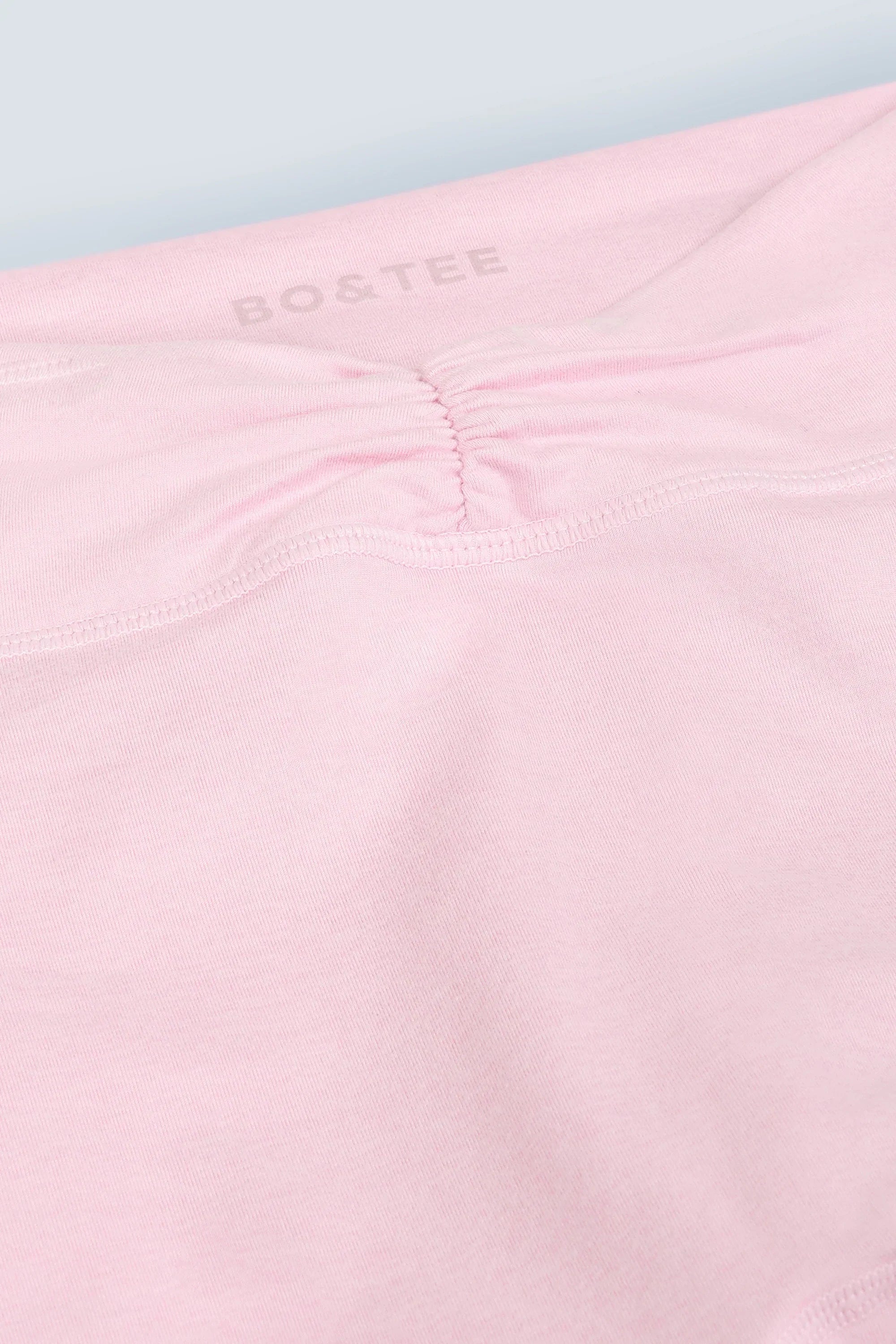 Brushed Jersey Ruched Flared Trousers in Bloom