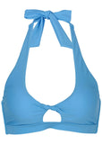Nassau Halter Top Azure Blue