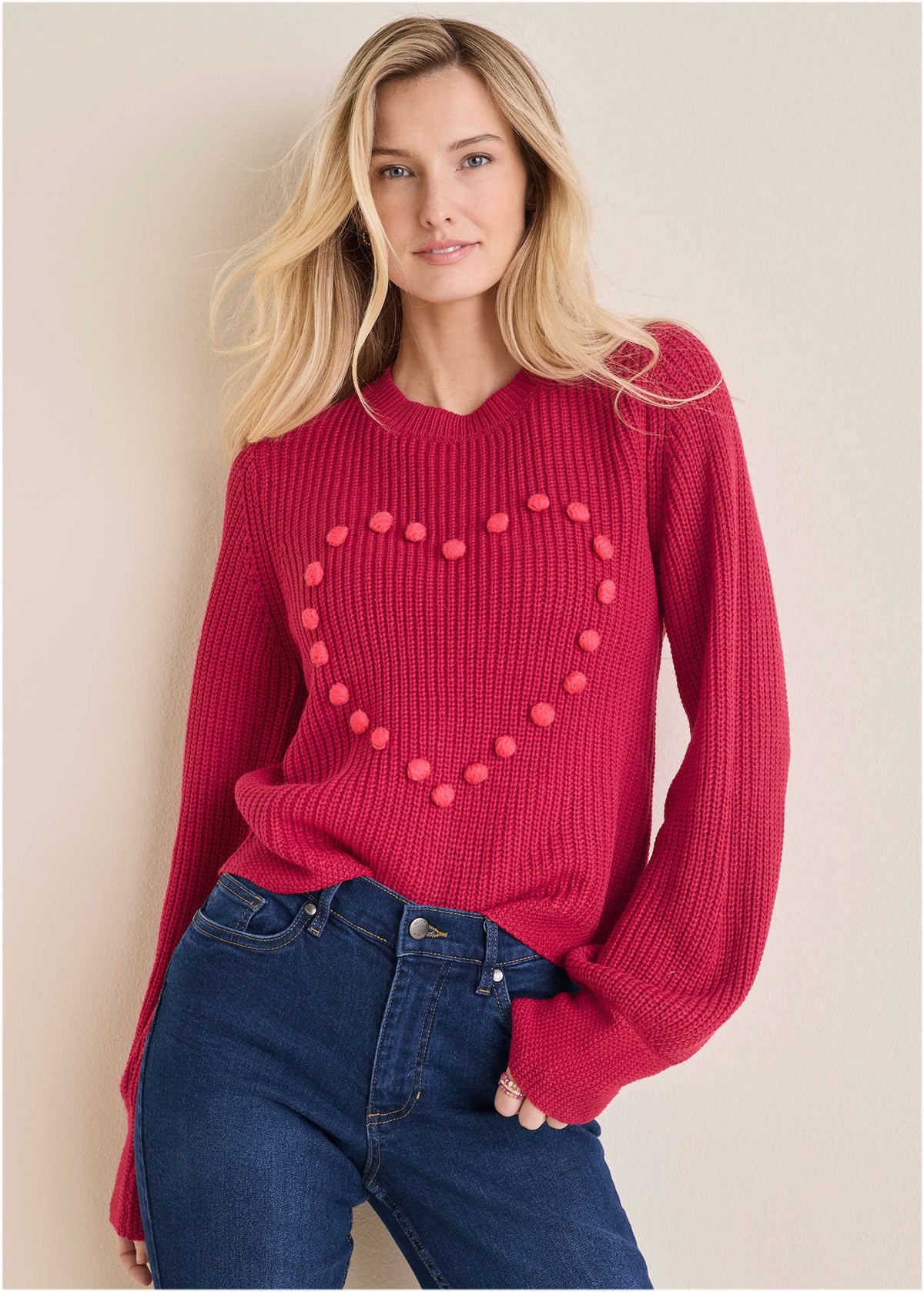 Heart Sweater Granita