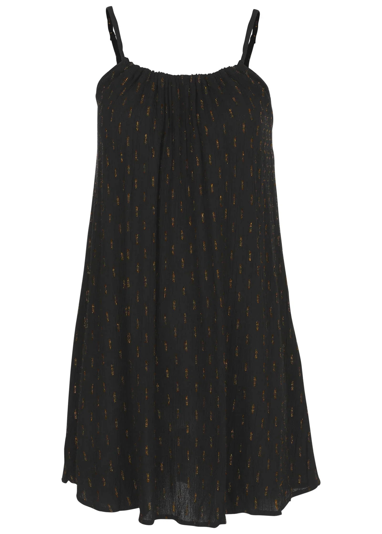Lurex Cover Up Dress Black Beauty