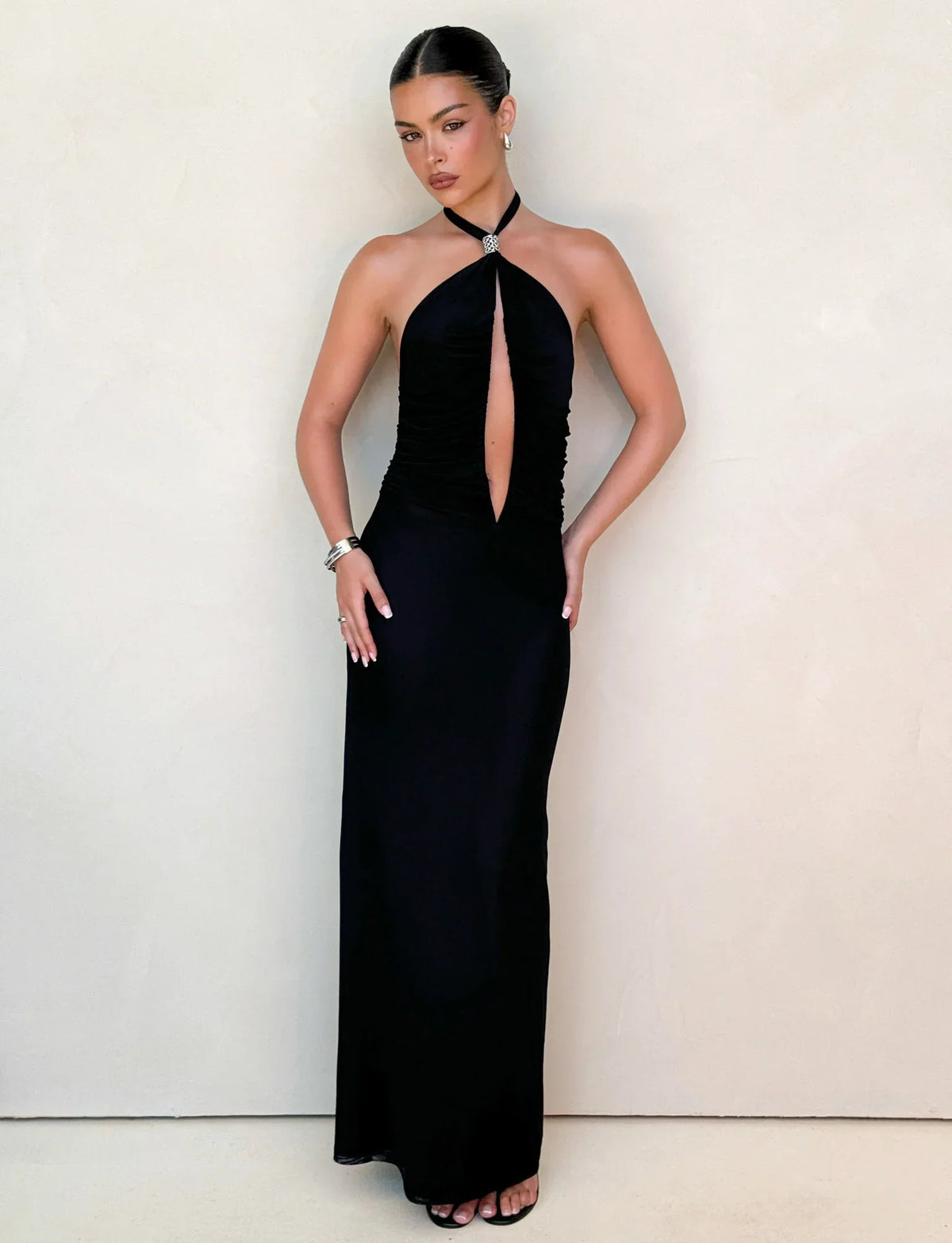 ZARA MAXI DRESS BLACK
