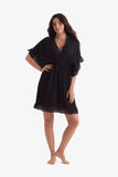 Horizon Tunic Black Bliss Gauze