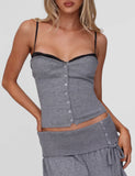 ROWENA TOP GREY