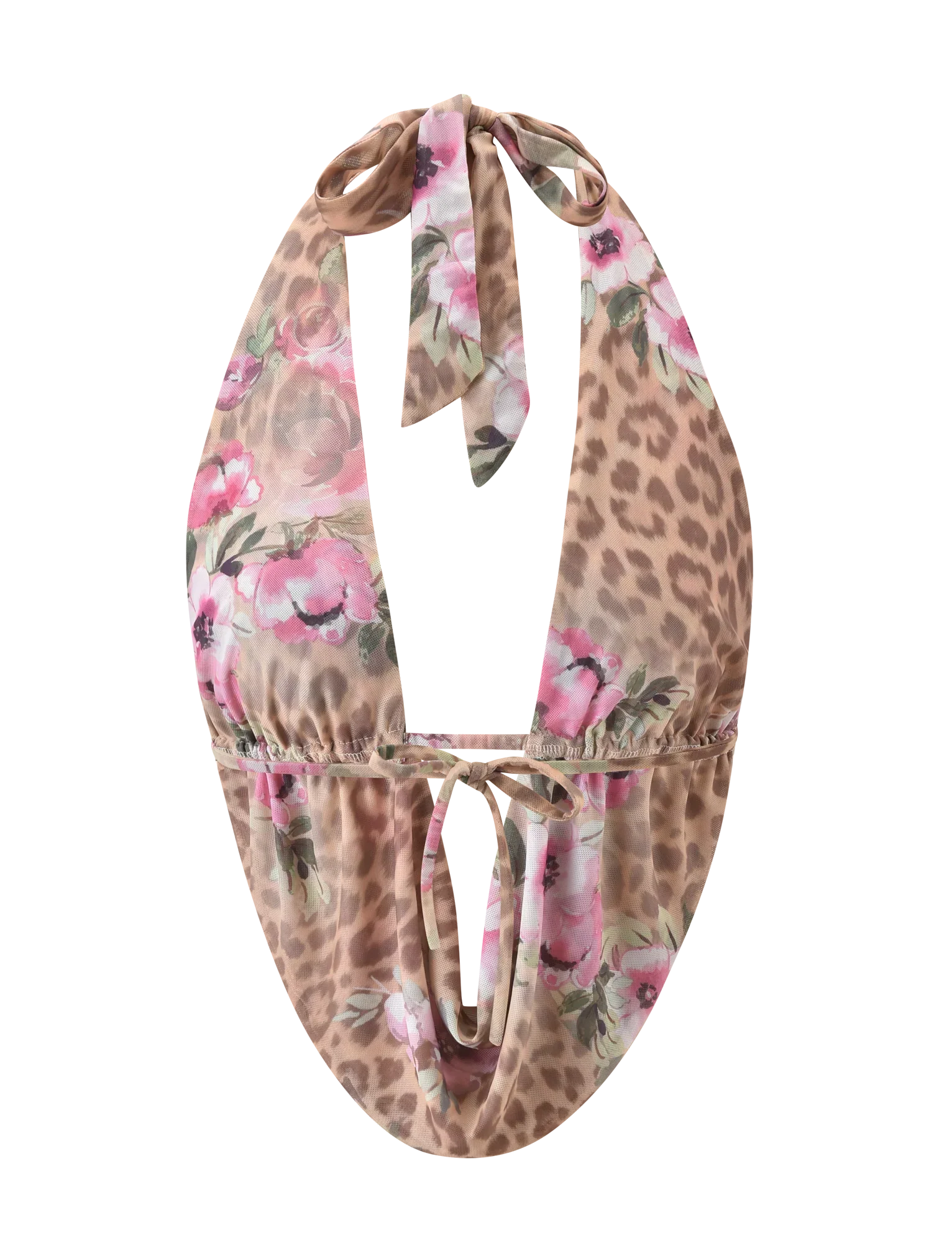 RISA TOP LEOPARD FLORAL