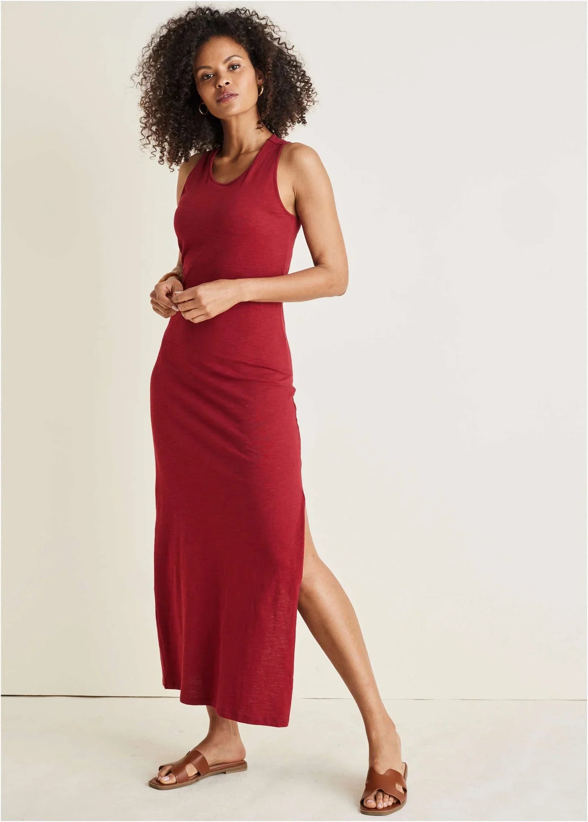 Tank Maxi Dress Wine