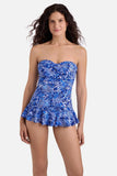 Summer Skirted One Piece Floral City