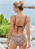 By The Sea Triangle Top Flirty Tigress