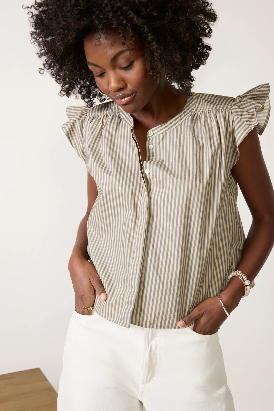 Leona Flutter Top