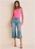 Dot Mesh Top Polignac