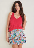 Racerback Pocket Tank Dark Pink
