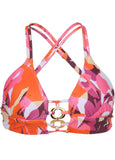 Bold Triangle Top Desert Floral