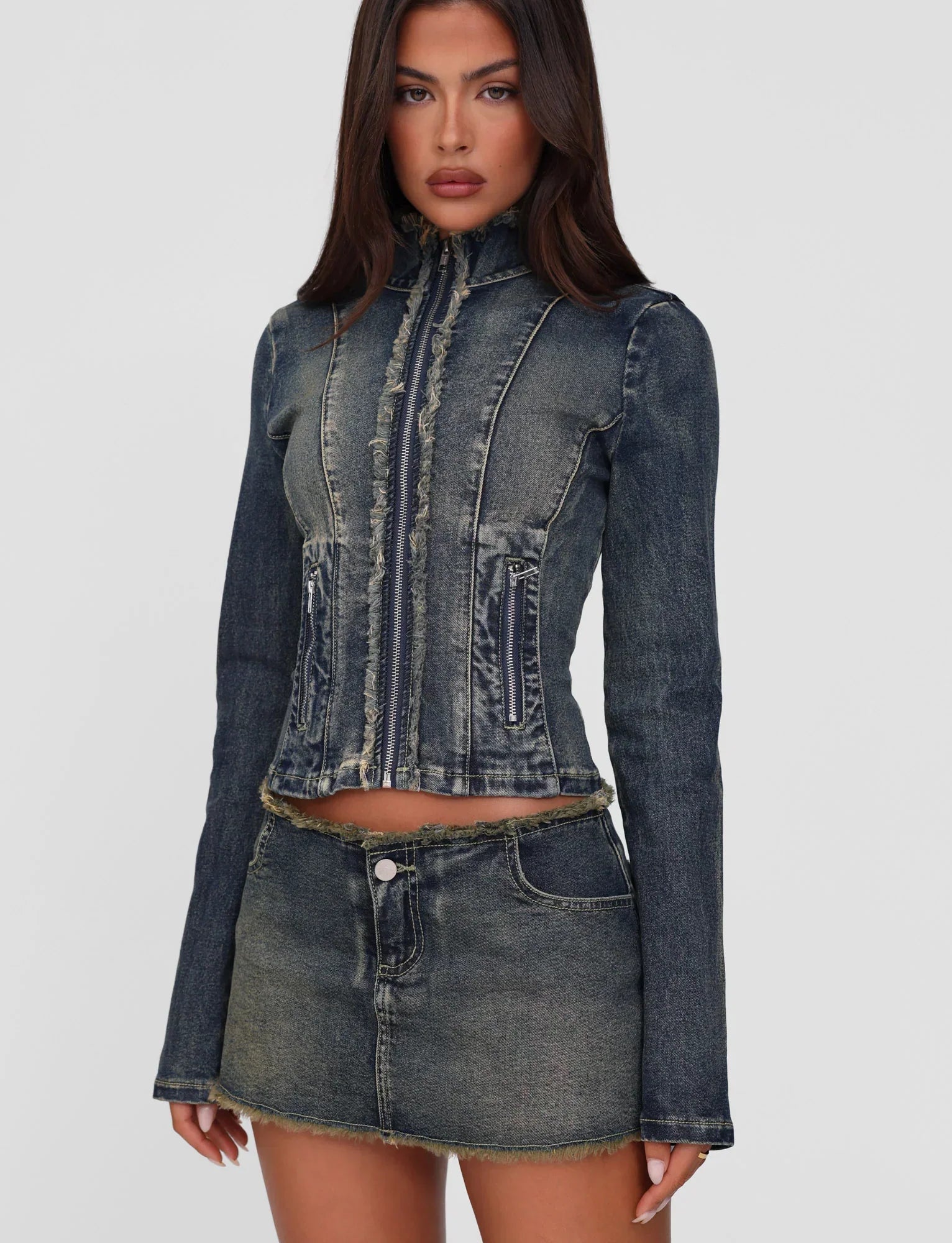 OPHELIE JACKET BLUE DENIM BLUE DENIM