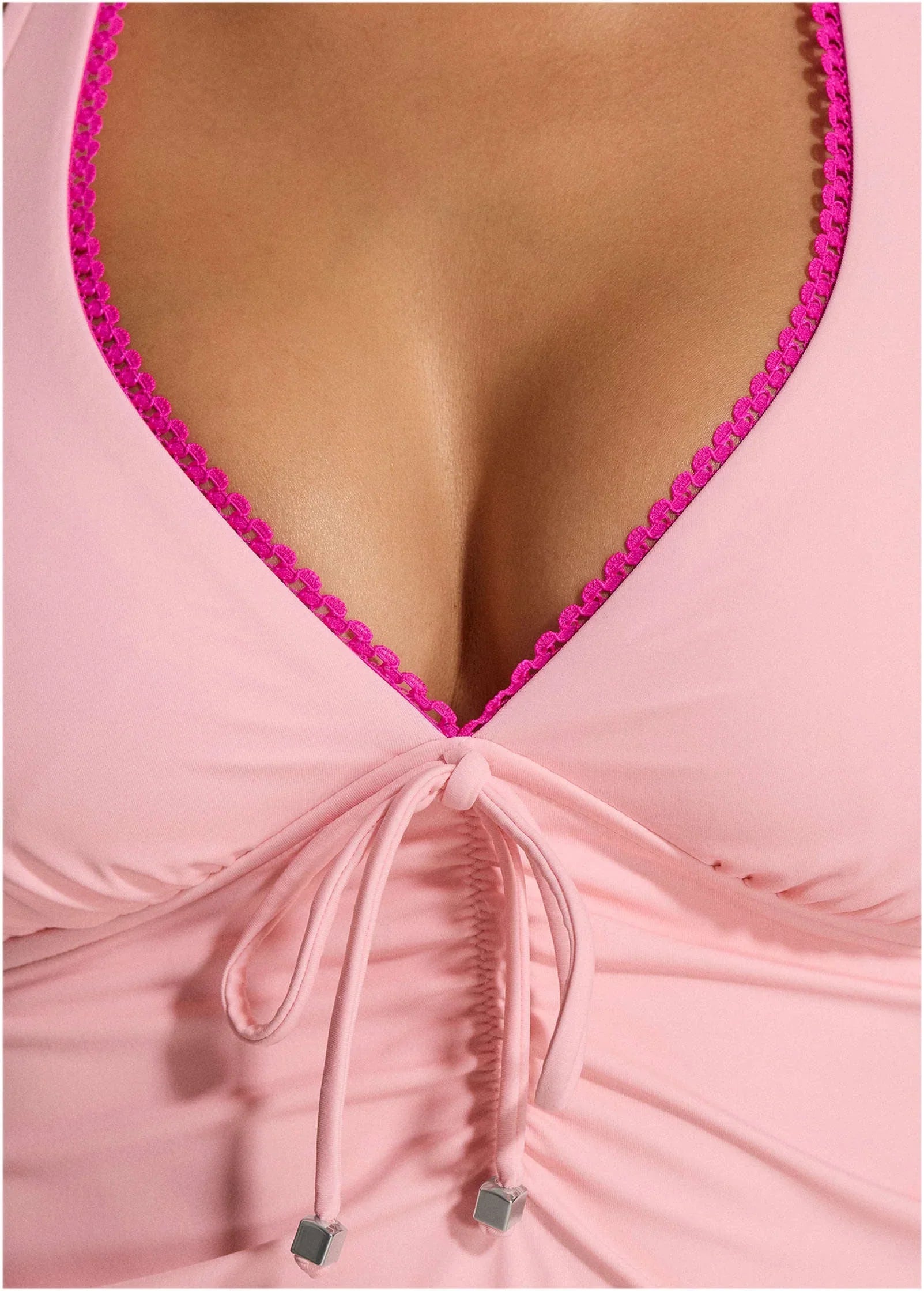 Sicily Halter Tankini Top Almond Blossom